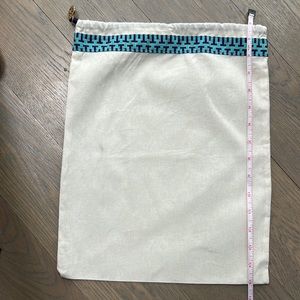 15 x 12 Tory Burch draw sting shoe duster bag